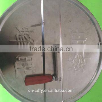 Best Quality Mirror Face Stainless Steel 2 Frames Honey Extractor photo-2