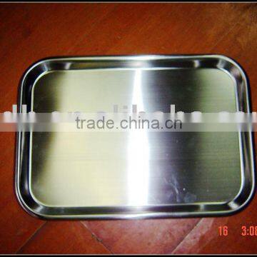 Metal food tray