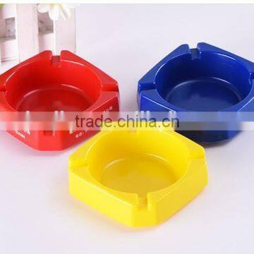 Bulk Stocked Custom Logo Coloreful Plastic Ashtrays (XJHL53)