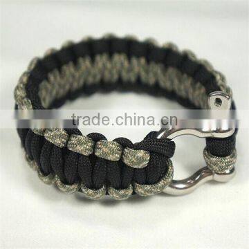 adjustable cord bracelet custom sport survival cord bracelet