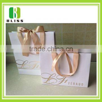 Personal design gold stamping kraft paper bag