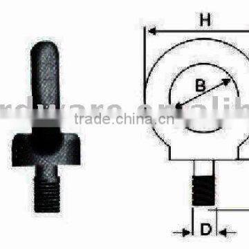 Stainless steel lifting eye bolts precision casting simlar to din580(Eye bolts)