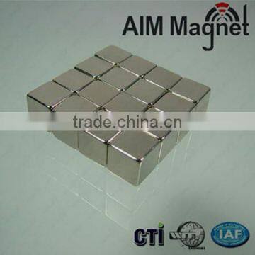 N35 Zn plated 20x20x1mm Neodymium Magnets