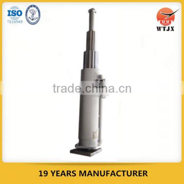 3-stages telescopic hydraulic cylinder for small ton tipping trailer