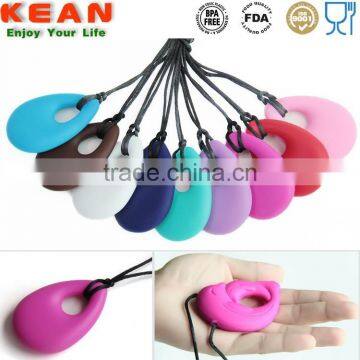 Stylish Design Moms Pendant Jewelry Silicone Natural Rubber Teether photo-4