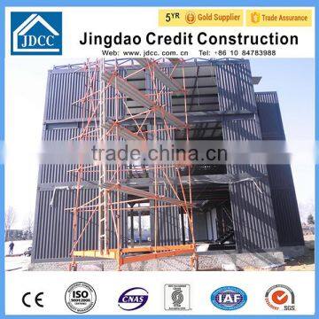 Prefabricated Multistorey Office Steel Structure Building photo-3