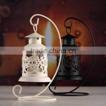Wrought Iron Classical Street Lamp Candlestick Wedding Gift Candle Holder photo-4
