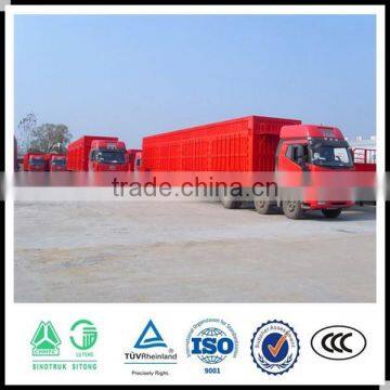 3 Axle Strong Box Semi Trailer , Van Semi Trailer , Grain Transport Truck Trailer photo-4