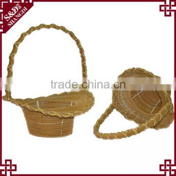 S.D creative wholesale wire gift baskets wedding Rattan Basket