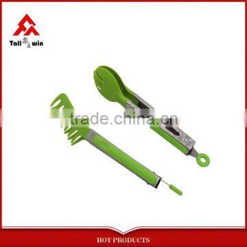 China Factory Nylon Stainless Steel Spaghetti Food Tong photo-2