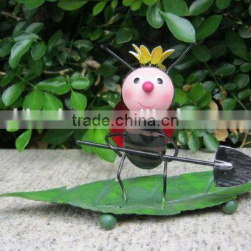 2015 Newest Design Funny Ladybug Metal Ladybug Garden Ladybug Garden Decoration Ladybug Metal Ladybug Garden Ornaments photo-2