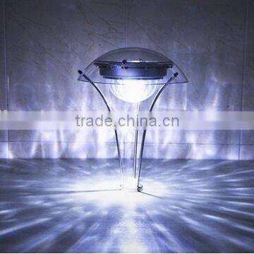 Solar Stainless Steel Insert White Light, Colorful LED Light to Light Lawn Lamp European Household Energy-saving Decoration photo-3