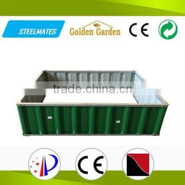 waterproof metal roof easy to use garden raised beds and stand