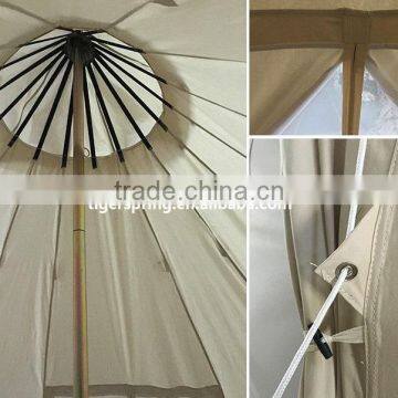 Luxury Canvas Camping Tent 5 Person Camping Teepee Tent photo-3