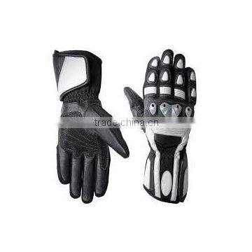 Custom Leather Motorbike Gloves
