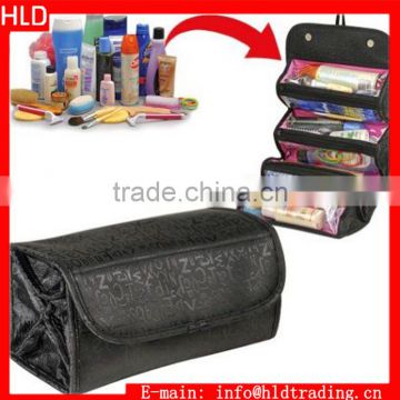 Factory Wholesale Roll N Go Folding Traveling Cosmetic Bag