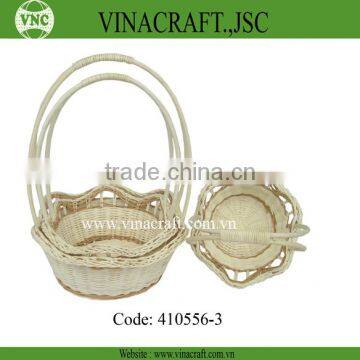 Rattan fruit basket