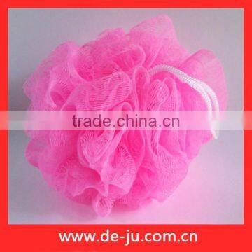 Ribbon Inside Light Blue Cheap Bath Sponges photo-2