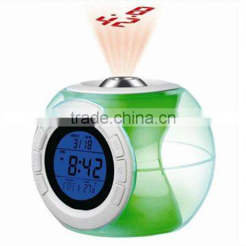 Newest Sound Controlled Projection Talking Alarm Clock