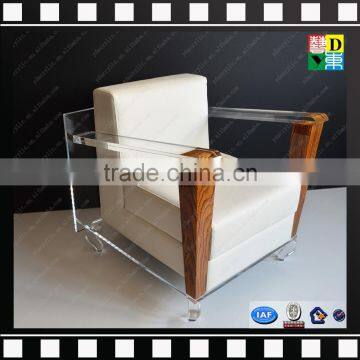 Wholesale clear hot sale cheap acrylic sofa chair modern design acrylic chair with cushion from shenzhen yidong