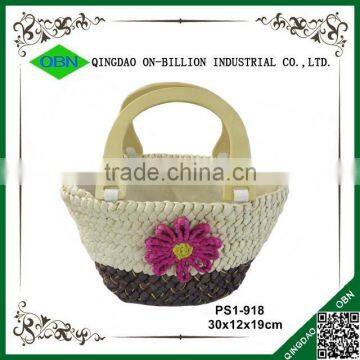 Mini innovative summer woven straw bag beach natural