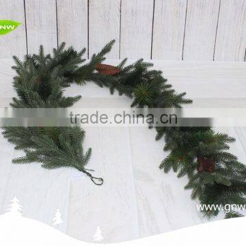GNW CHGR-1607024 Customized Promotional Hanging Ornament Pine needle christmas garland for sale