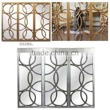 Modern PU Antique Gold Decorative Wall Mirror GY-009P-04 photo-3