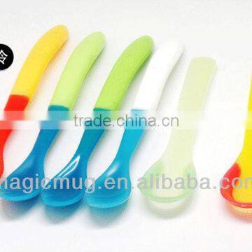 Bpa Free Food Grade PS Promotional Plastic Spoon for Children photo-2