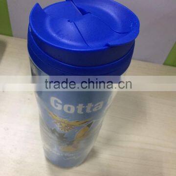 450ml Double Wall Magic Hard Plastic Tumbler Cup photo-3