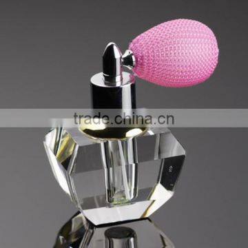 clear color noble crystal perfume bottle for wedding favor