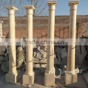 architectural outdoor decoration natural stone garden plinth