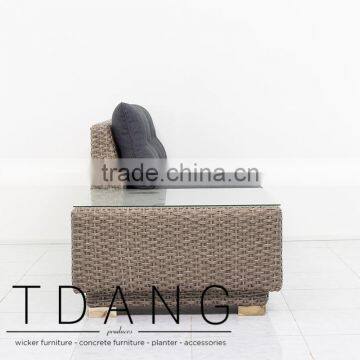 Sunvilla Outdoor Wicker Bench - Vietnam Conversation Furniture - Outdoor Poly Rattan photo-4