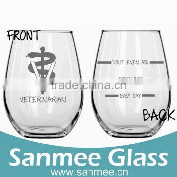 Personalized Customization Glass Cup Machine Blown Glass Cup