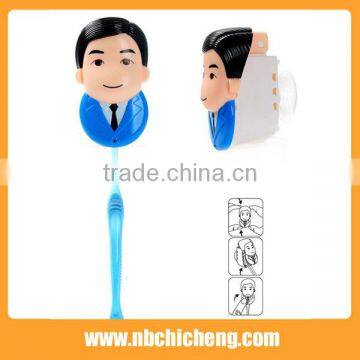 Family Carton Toothbrush Holder Plastic Cute Toothbrush Holder