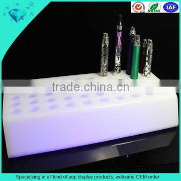 White Plastic Acrylic Ballpoint Pen Display Shelf for Retail Shop photo-5