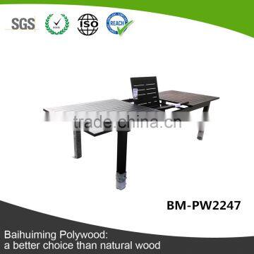 SGS Certificated High Temperature Resistance Artificial Wood Table BM-PW2247