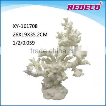 Artificial aquarium resin coral reef for decoration