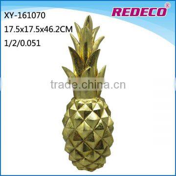 Custom artificial resin pineapple