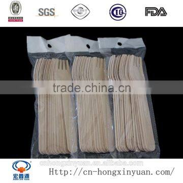 100% Birchwood Disposable Wholesale Wooden Cutlery photo-4