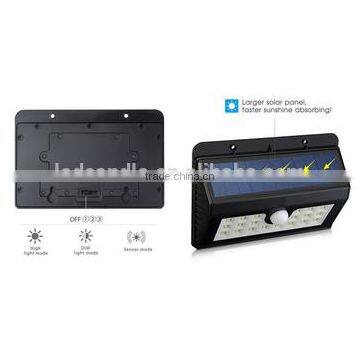 High Quality Power Outdoor Led Solar Motion Sensor Light With Solar Panel photo-4