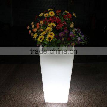 Indoor Led Plastic Flower Pot, Rechargeable Led Plastic Flower Pot photo-3