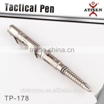 6061Aluminum steel Tactical ball point pen,glass breaker 2 in 1 TP-178