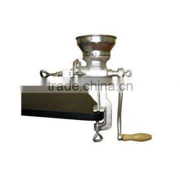 500# manual cast iron corn grinder with low hopper