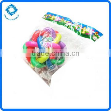 Colorful Ball Plastic Ball With Ring Pet Ball