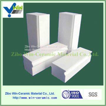 Heat resistant alumina ceramic brick for ball mill