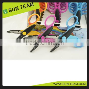 CS005 5-1/4" New plastic handle paper cutting craft scissors