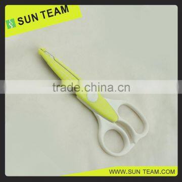 2016 NEW Wholesale Colorful Zig Zag Shaped Craft Scissor photo-3