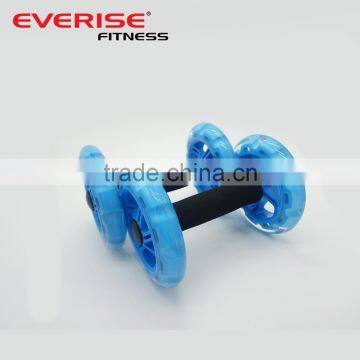 High Quality Double Abdominal AB Wheel Roller For Fitness