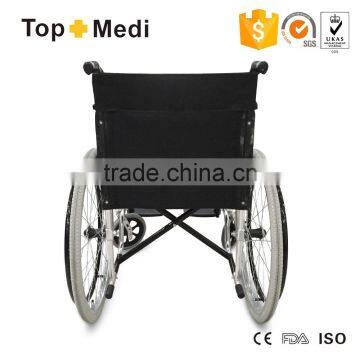 TOPMEDI Foldable Manual Cheap Aluminum Wheelchair photo-4