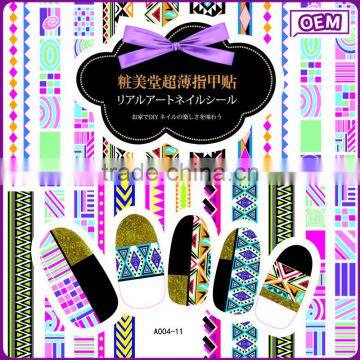 Joyme Hot Sale Colorful Printing Salon Supplies Water Transfer Sticker for Nail Art photo-2